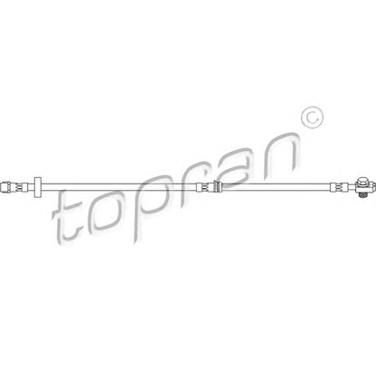 Zdjęcie Przewód hamulcowy elastyczny TOPRAN 111063