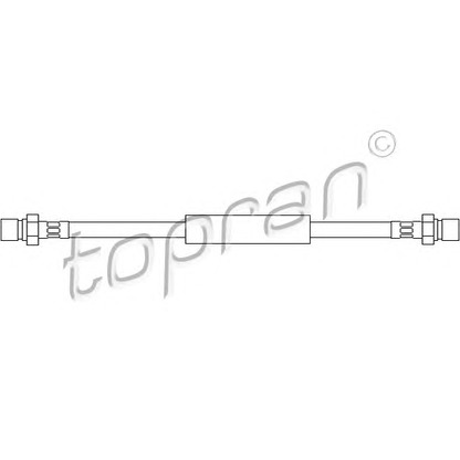 Foto Tubo flexible de frenos TOPRAN 103358