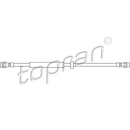 Foto Tubo flexible de frenos TOPRAN 108933