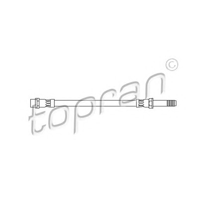 Zdjęcie Przewód hamulcowy elastyczny TOPRAN 110408