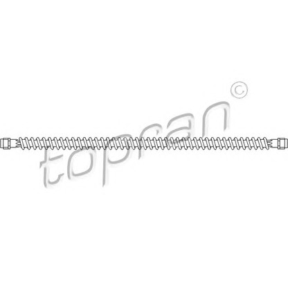 Zdjęcie Przewód hamulcowy elastyczny TOPRAN 111066