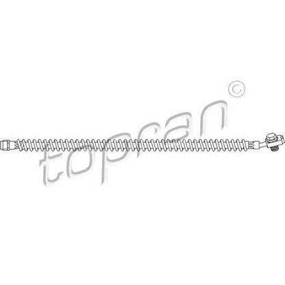 Zdjęcie Przewód hamulcowy elastyczny TOPRAN 111067