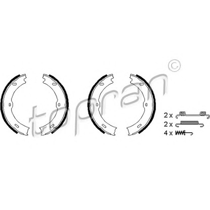 Photo Brake Shoe Set TOPRAN 112172