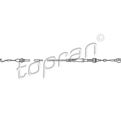 Photo Accelerator Cable TOPRAN 103536
