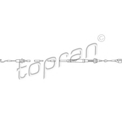 Photo Accelerator Cable TOPRAN 109857