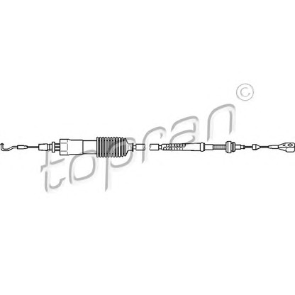 Photo Accelerator Cable TOPRAN 109713