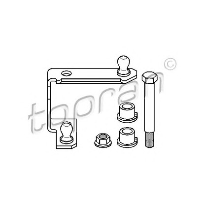 Photo Repair Kit, gear lever TOPRAN 109074