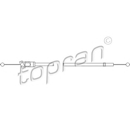 Photo Bonnet Cable TOPRAN 112278