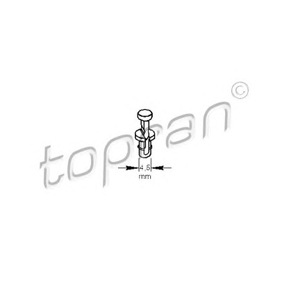 Photo Expanding Rivet TOPRAN 104354