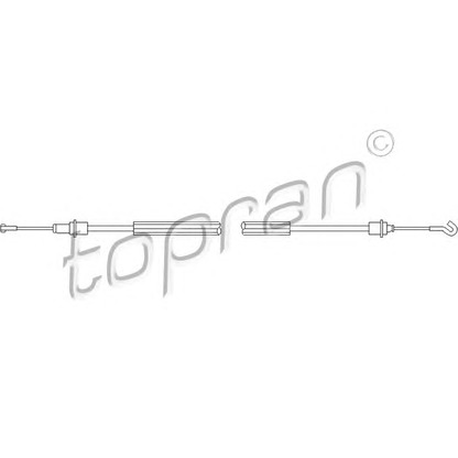 Photo Cable, door release TOPRAN 109452