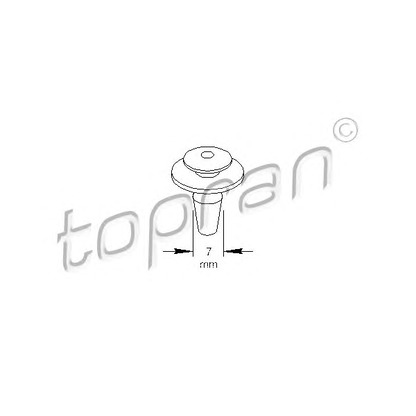 Photo Clip, trim/protective strip TOPRAN 103545