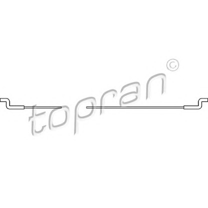 Photo Cable, seat back adjustment TOPRAN 102923