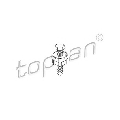 Фото Затяжной болт, крепление генератора TOPRAN 100663