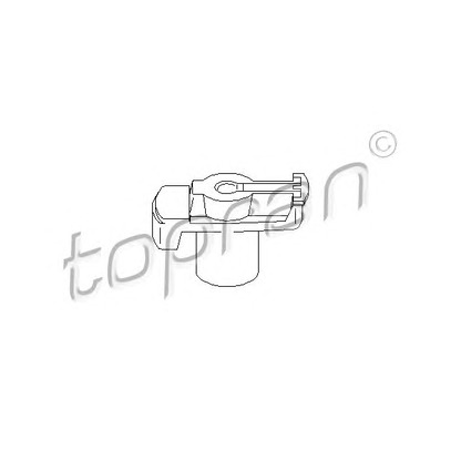 Foto Rotor del distribuidor de encendido TOPRAN 101018