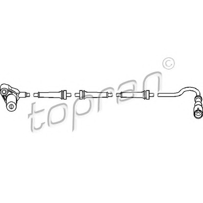 Foto Sensor, Raddrehzahl TOPRAN 111077