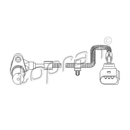 Foto Sensor de revoluciones, control del motor TOPRAN 111381