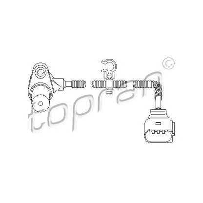 Photo Capteur d'angle, vilebrequin TOPRAN 111379