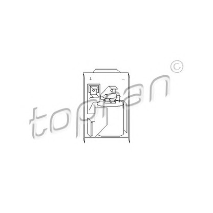 Photo Resistor, interior blower TOPRAN 102973