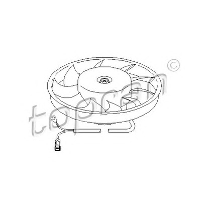 Foto Ventola, Raffreddamento motore TOPRAN 107713