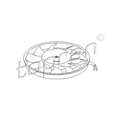 Foto Motor eléctrico, ventilador del radiador TOPRAN 110221