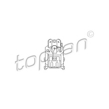 Photo Blower Switch, heating/ventilation TOPRAN 102691