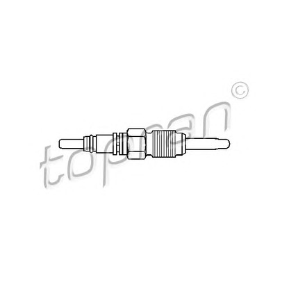 Photo Glow Plug TOPRAN 107118