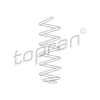 Photo Ressort de suspension TOPRAN 207002