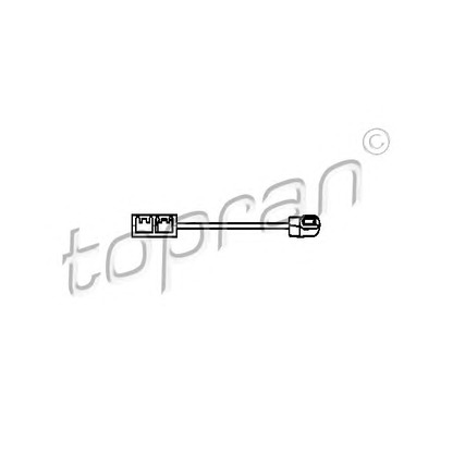Foto Cable de accionamiento, freno de estacionamiento TOPRAN 205502