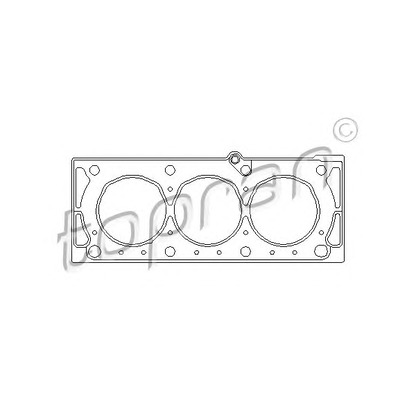 Photo Gasket, cylinder head TOPRAN 205532