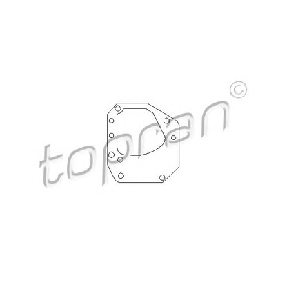 Photo Gasket, manual transmission housing TOPRAN 206568