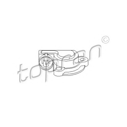 Photo Sensor, throttle position TOPRAN 206028