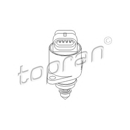 Photo Idle Control Valve, air supply TOPRAN 206168