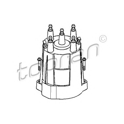 Zdjęcie Kopułka rozdzielacza zapłonu TOPRAN 202000