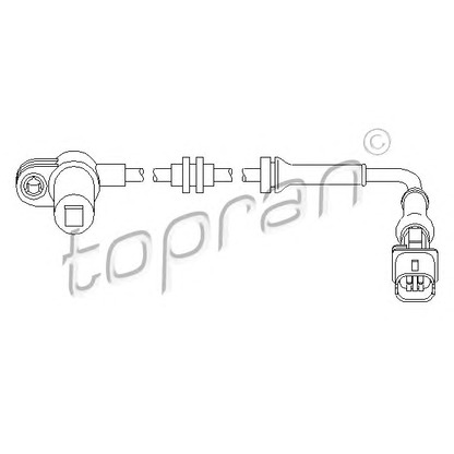 Photo Capteur, vitesse de roue TOPRAN 207450