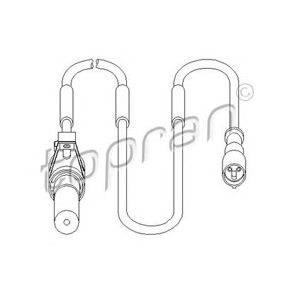 Photo Capteur, vitesse de roue TOPRAN 207451