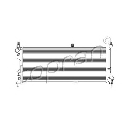 Foto Radiatore, Raffreddamento motore TOPRAN 207397