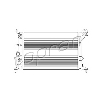 Foto Kühler, Motorkühlung TOPRAN 206674