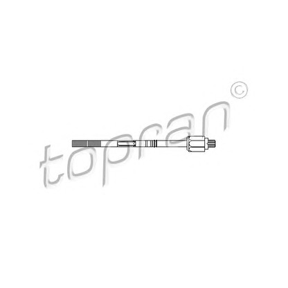 Zdjęcie Połączenie osiowe, drążek kierowniczy poprzeczny TOPRAN 206899