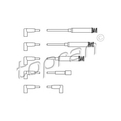 Photo Ignition Cable Kit TOPRAN 202522