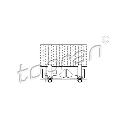 Photo Heat Exchanger, interior heating TOPRAN 202698