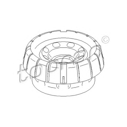 Foto Cojinete columna suspensión TOPRAN 207501
