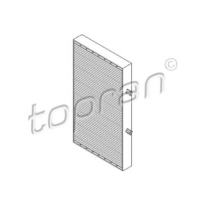 Foto Filter, Innenraumluft TOPRAN 207035