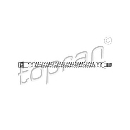 Zdjęcie Przewód hamulcowy elastyczny TOPRAN 207092