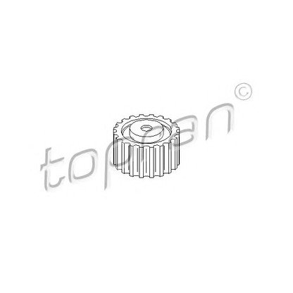 Photo Deflection/Guide Pulley, timing belt TOPRAN 207016
