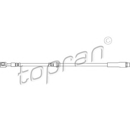 Zdjęcie Przewód hamulcowy elastyczny TOPRAN 207534