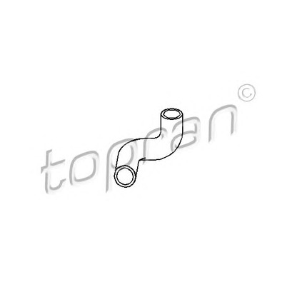 Zdjęcie Przewód ssący, filtr powietrza TOPRAN 206029