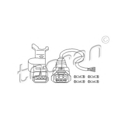 Foto Sensor, Nockenwellenposition TOPRAN 207013