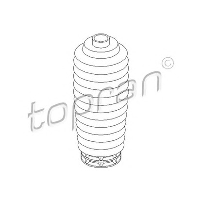 Photo Protective Cap/Bellow, shock absorber TOPRAN 302211