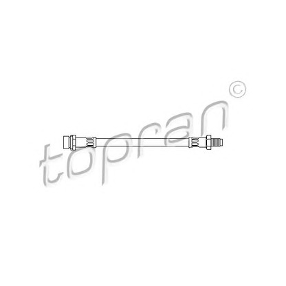 Foto Tubo flexible de frenos TOPRAN 301057