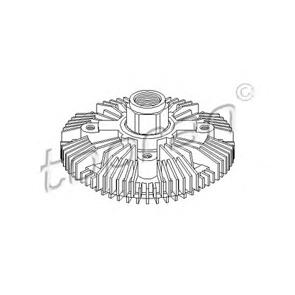 Foto Embrague, ventilador del radiador TOPRAN 302005